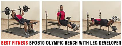 Best Fitness BFOB10 Olympic Bench With Leg Developer Review